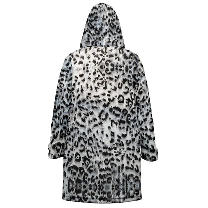 Snow Leopard Zipper Cloak | Recycled Performance Fleece | Manifestie