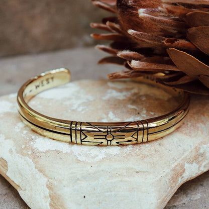 Medicine Wheel Cuff I Bahgsu Jewels