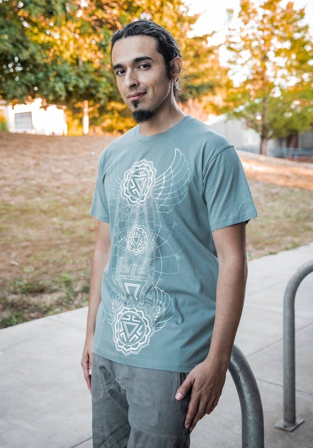 Manipura Chakra Shirt | Sacred Geometry Cotton | Rythmatix
