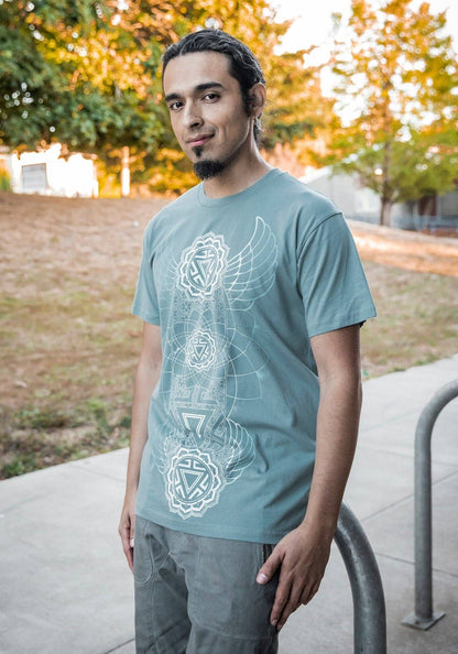 Manipura Chakra Shirt | Sacred Geometry Cotton | Rythmatix