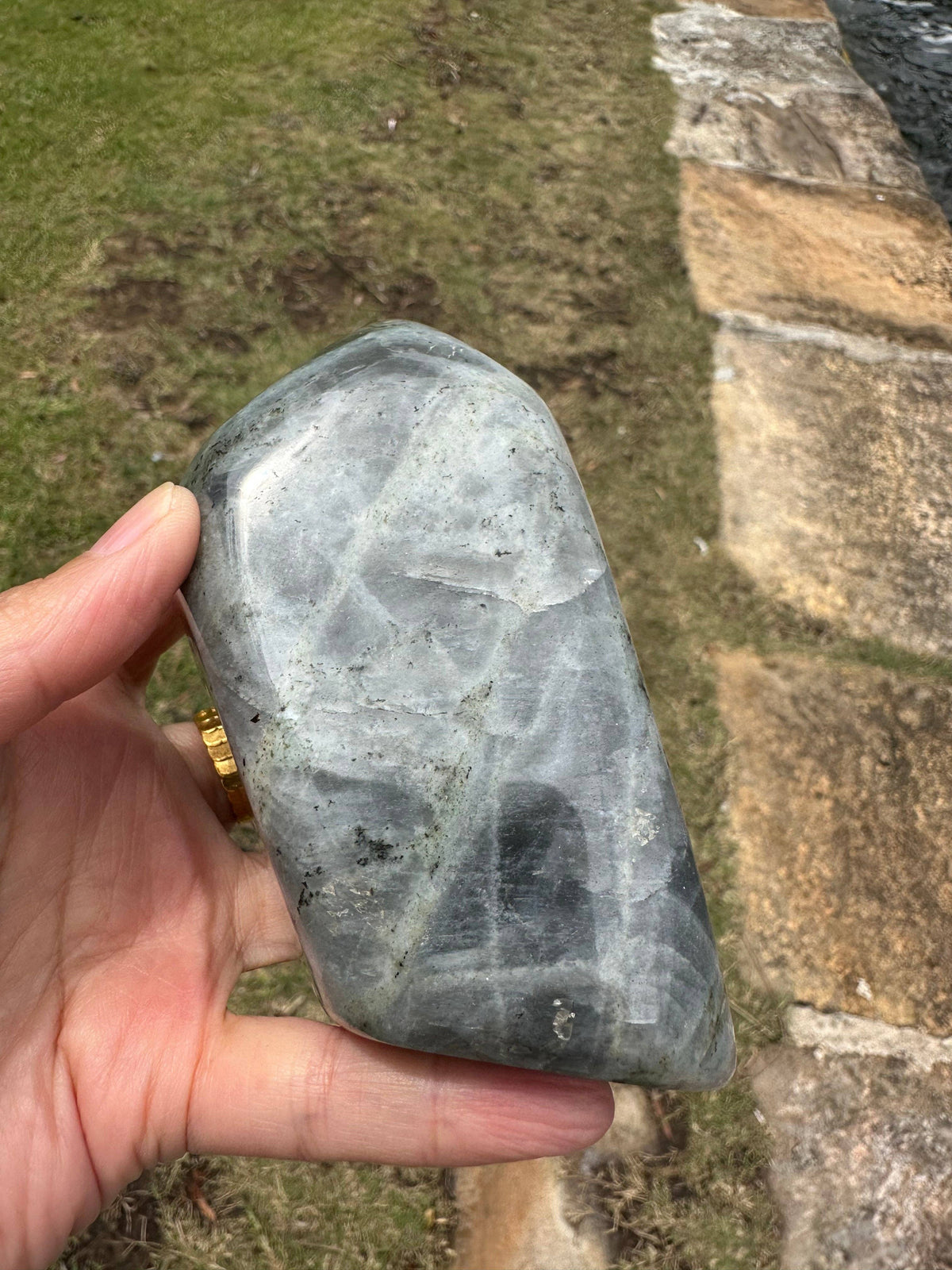 Purple Labradorite Free Form from Madagascar | Rare Flash Crystal