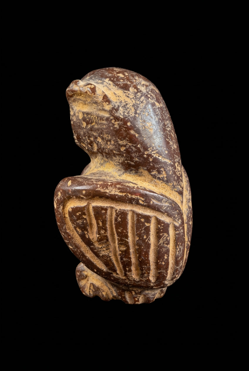 Peruvian Stone Owl | Hand-Carved Symbol of Wisdom