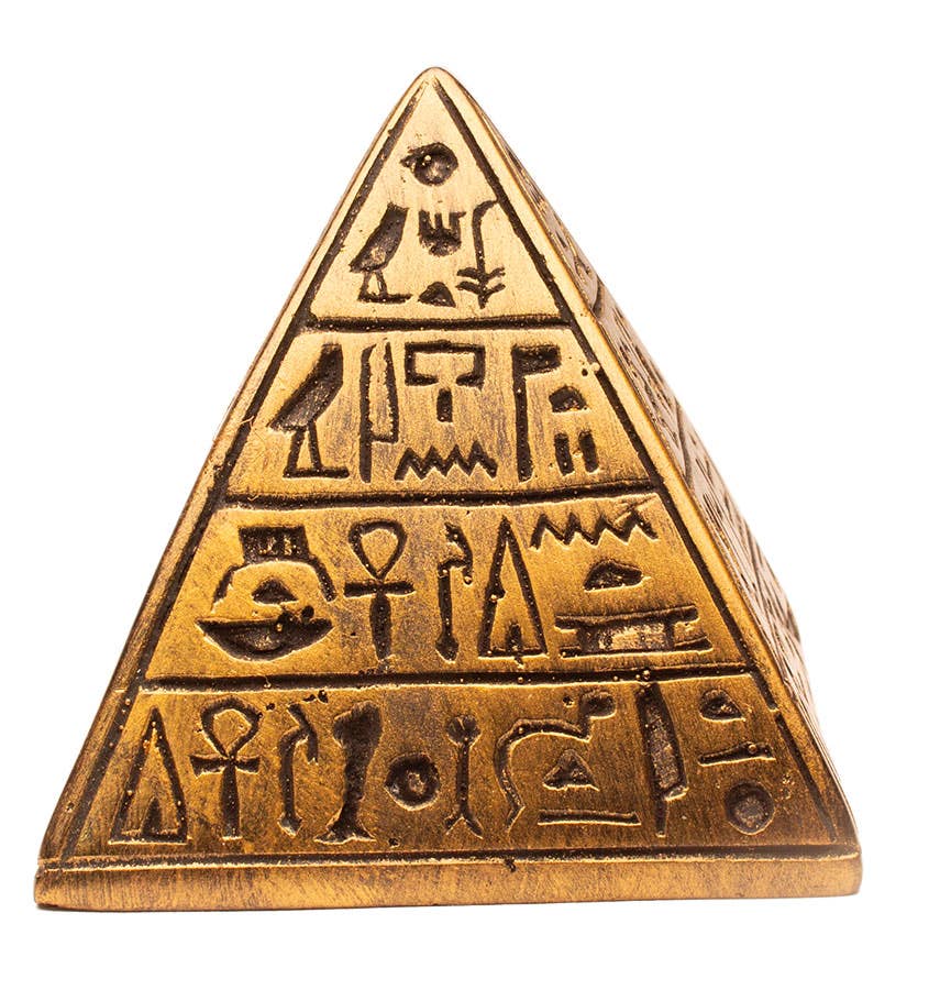Egyptian Pyramid | Sacred Geometry Decorative Sculpture