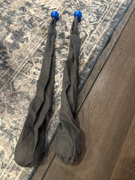 Grey Fabric Poi
