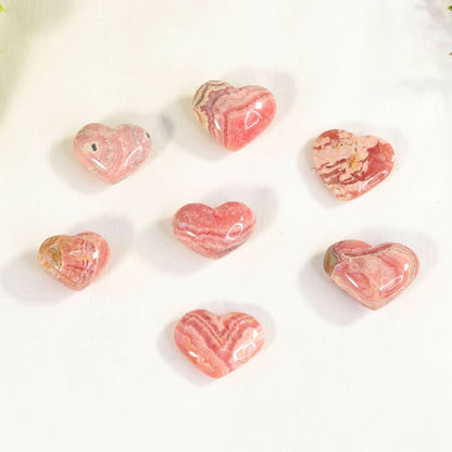 Rhodochrosite Mini Heart | Crystal of Self-Love & Healing