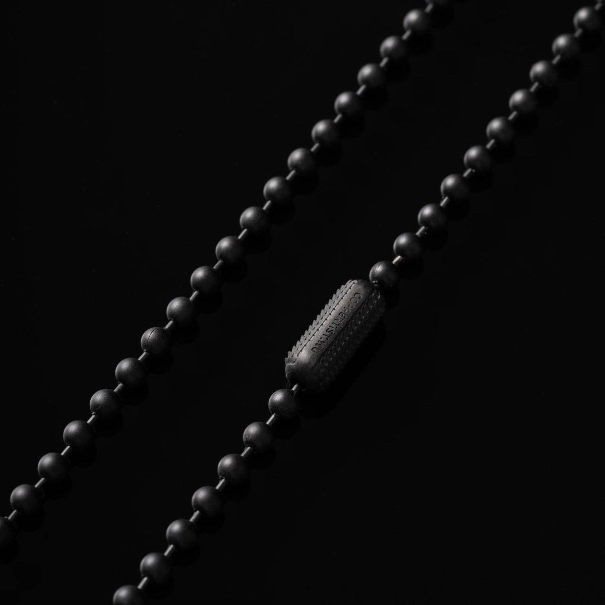 Snake Scale Clasp Necklace | Black Plated Brass | Coppertist.Wu