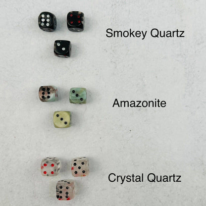 Sodalite Crystal Gemstone Dice | Hand-Carved Gaming Die
