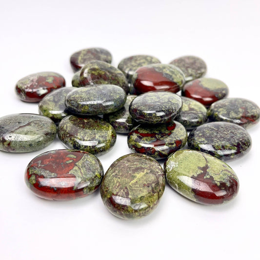 Dragon Bloodstone Palm Stone | Stone of Courage & Vitality