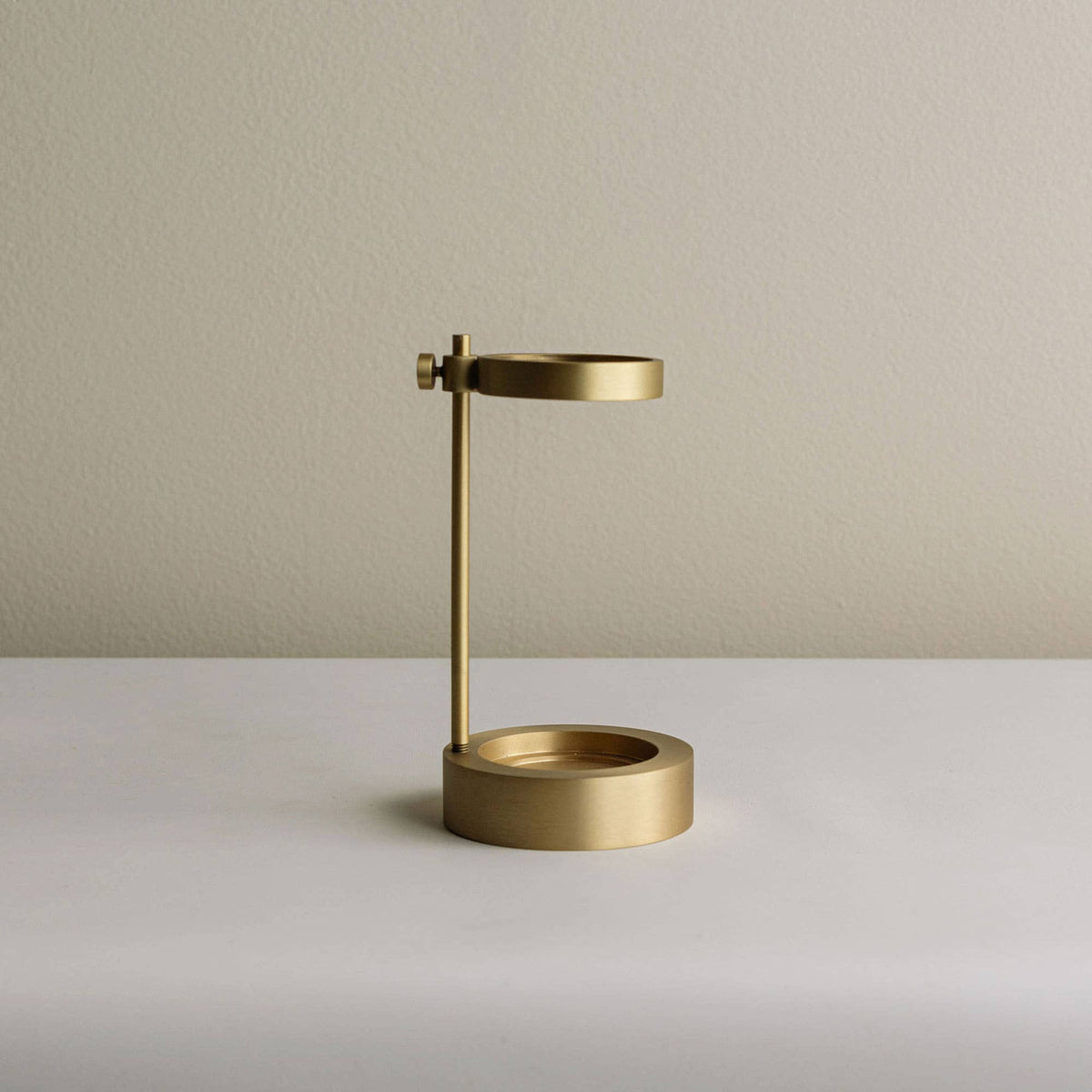 Brass Resin Incense Burner | Satin Brass