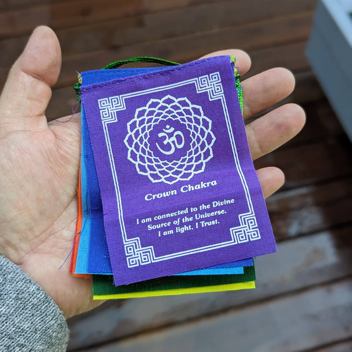 Mini Chakra Prayer Flags | Meditation & Sacred Space Décor