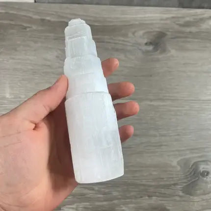 Selenite Tower | Crystal of Light & Energy Cleansing