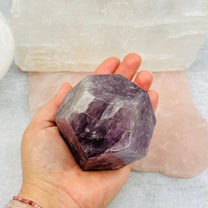Amethyst Dodecahedron | Sacred Geometry Meditation Crystal