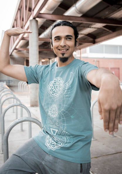 Manipura Chakra Shirt | Sacred Geometry Cotton | Rythmatix