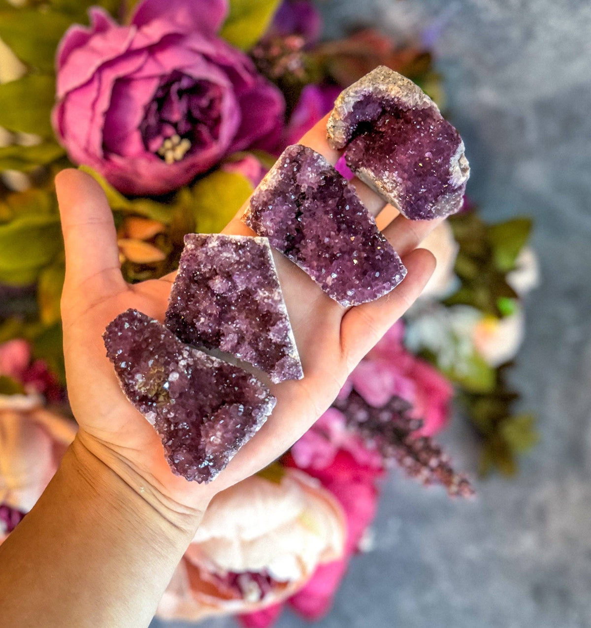 Rare Turkish Amethyst Clusters from Alacam Mine | Natural Crystal Specimens