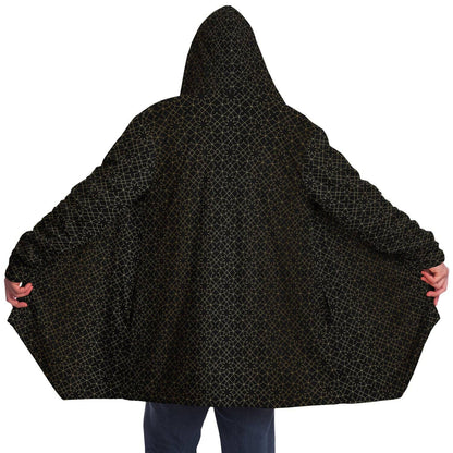Sacred Geometry Flower Sherpa Cloak | Recycled Performance Fleece | Manifestie