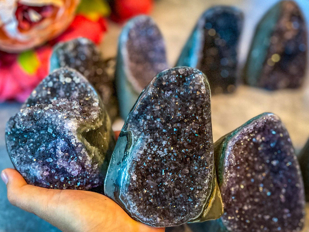 Large Rainbow Amethyst Cathedrals | Statement Crystal Specimens