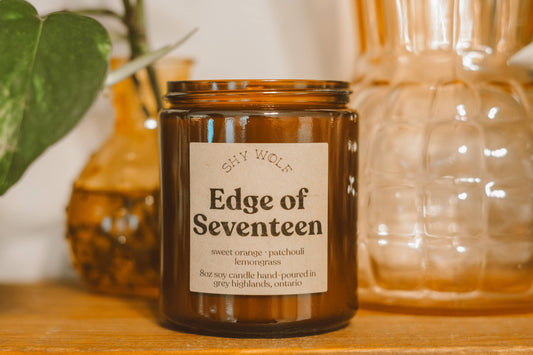 Edge of Seventeen Music Inspired Soy Candle | Orange, Patchouli & Lemongrass