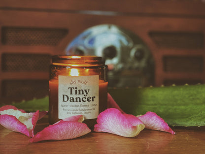 Tiny Dancer Music Inspired Soy Candle | Agave, Cactus Flower & Rose
