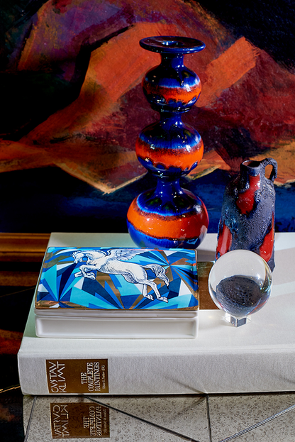 Pegasus Ceramic Box | Bone China Keepsake Box