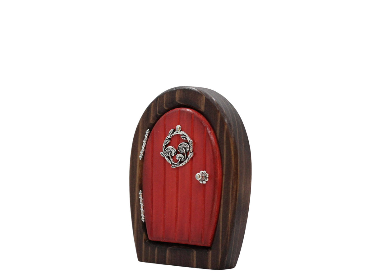 Fairy Ring Sprite Door | Handmade Cedar Fairy Door