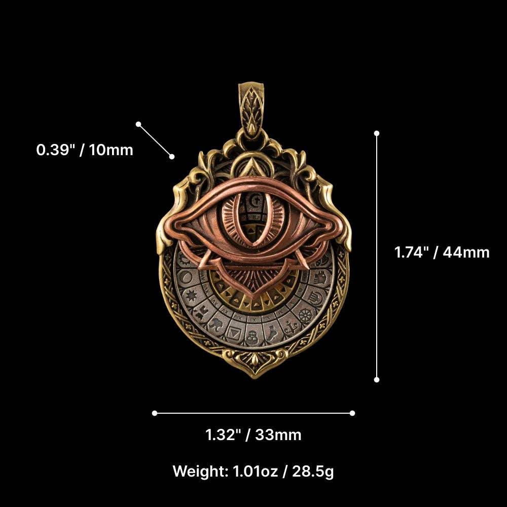 All-Seeing Eye Tarot Pendant | Coppertist.Wu