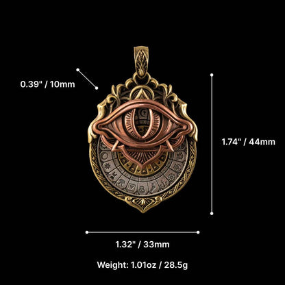 All-Seeing Eye Tarot Pendant | Coppertist.Wu