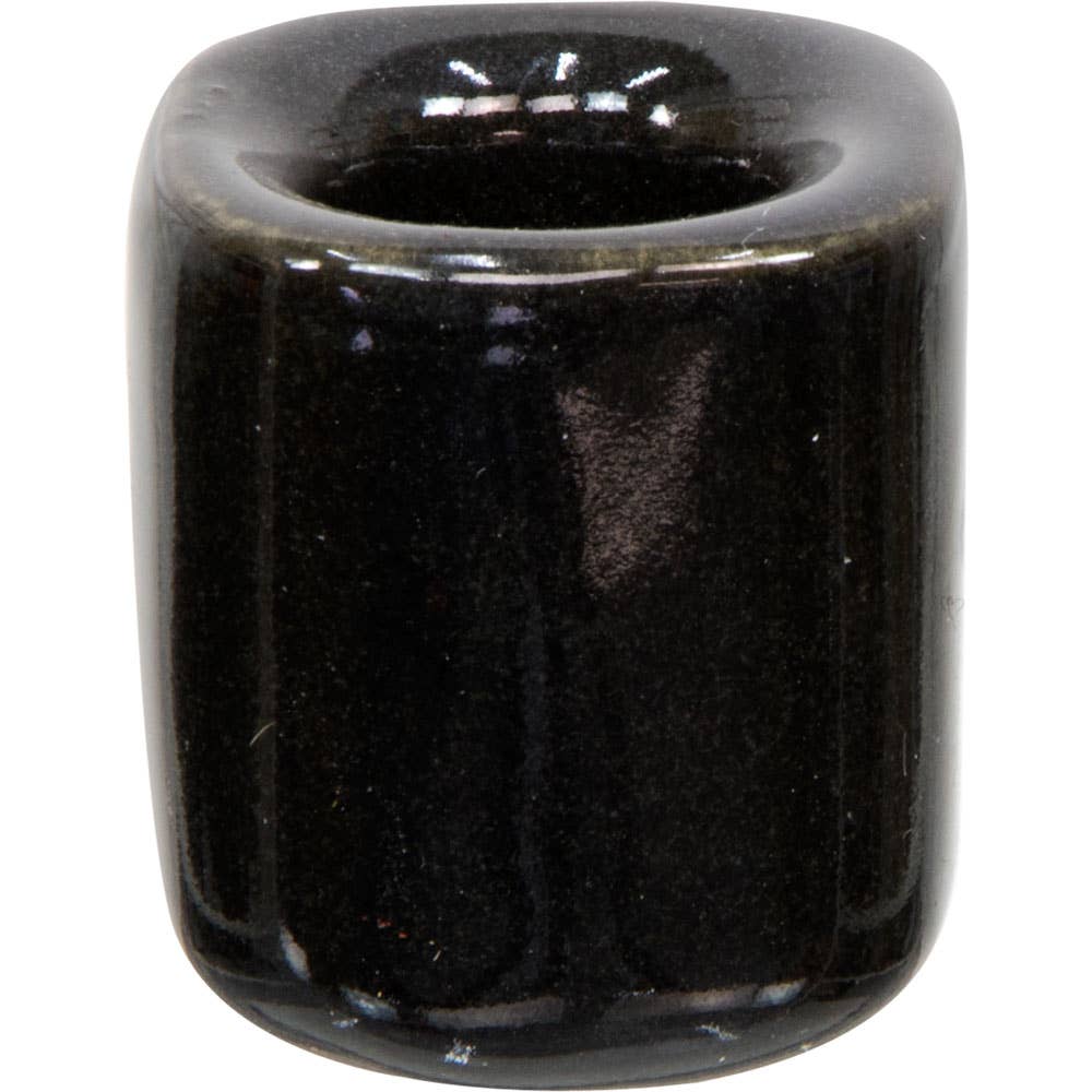 Mini Ceramic Candle Holders | Glazed Ceramic