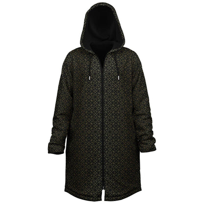 Sacred Geometry Flower Zipper Cloak | Recycled Performance Fleece | Manifestie
