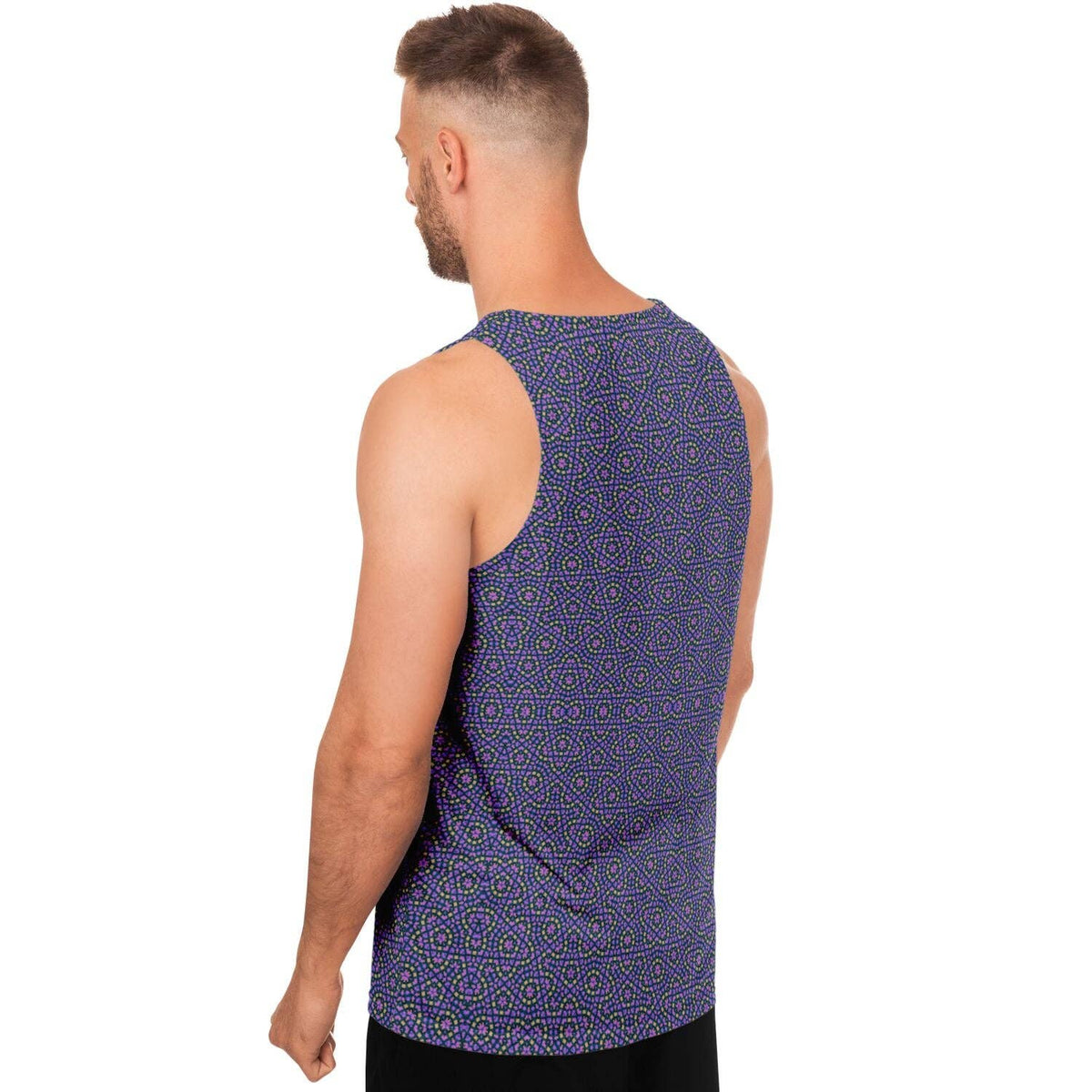 Mosaic Fractal Tank Top | Geometric Pattern