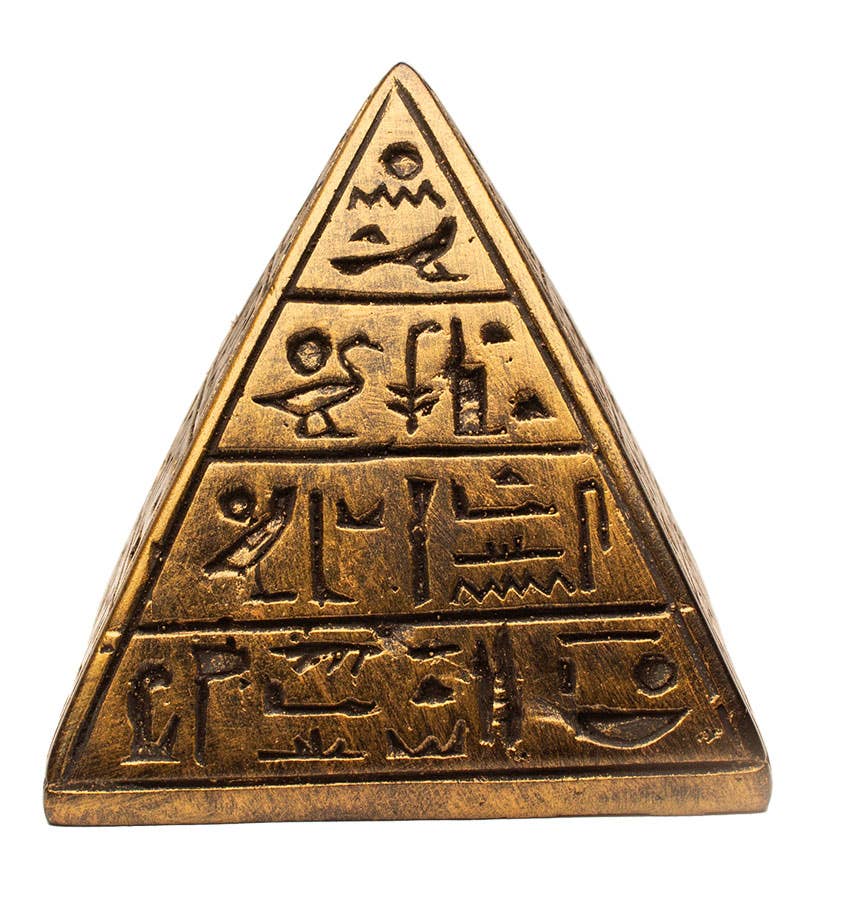 Egyptian Pyramid | Sacred Geometry Decorative Sculpture