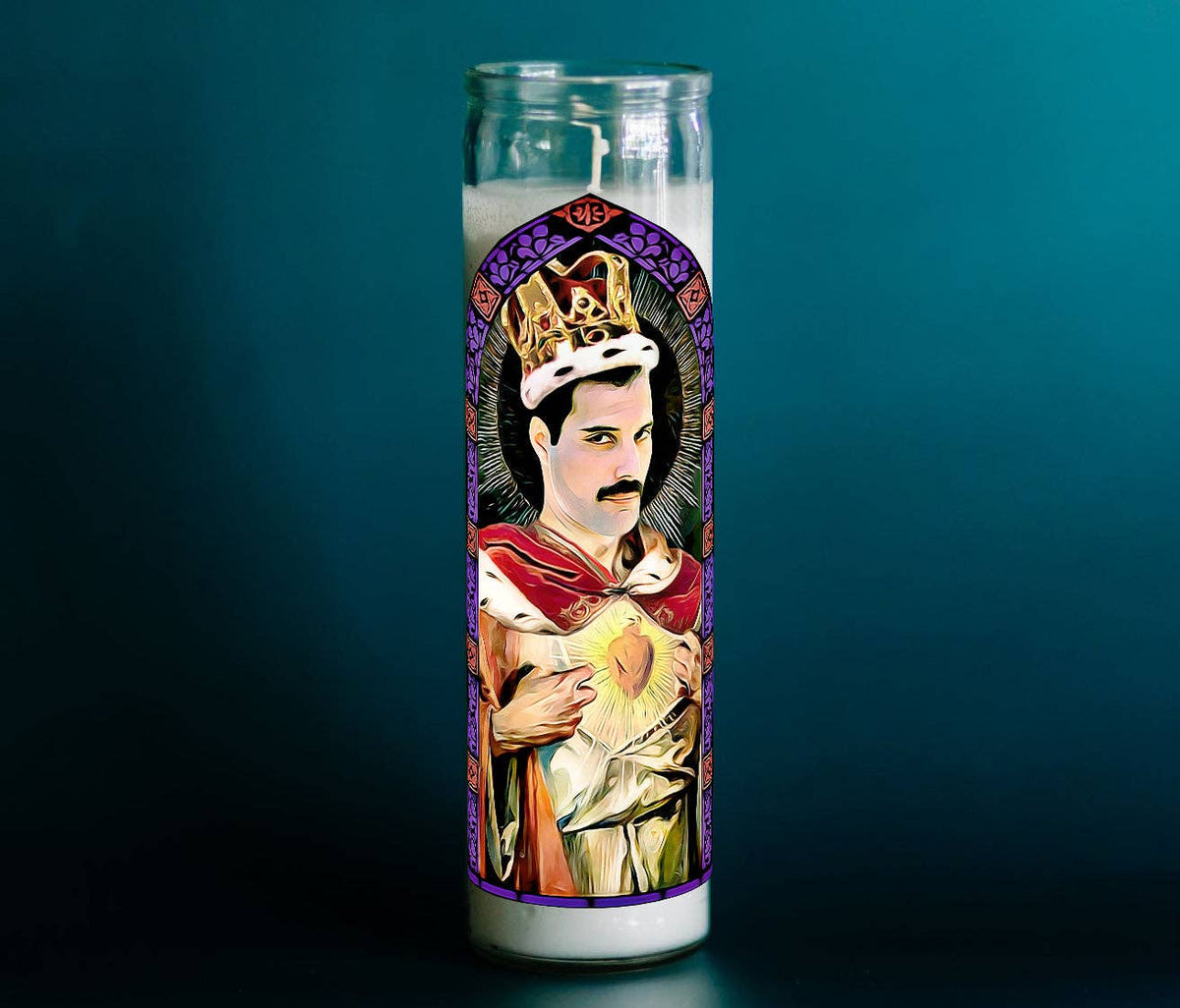 Freddie Mercury Prayer Candle | Unscented