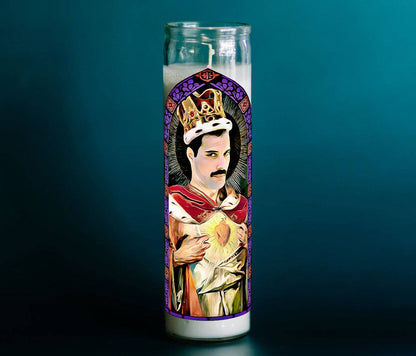 Freddie Mercury Prayer Candle | Unscented