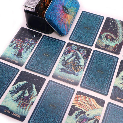 Little Prisma Visions Tarot | Travel Tarot Deck by James R. Eads