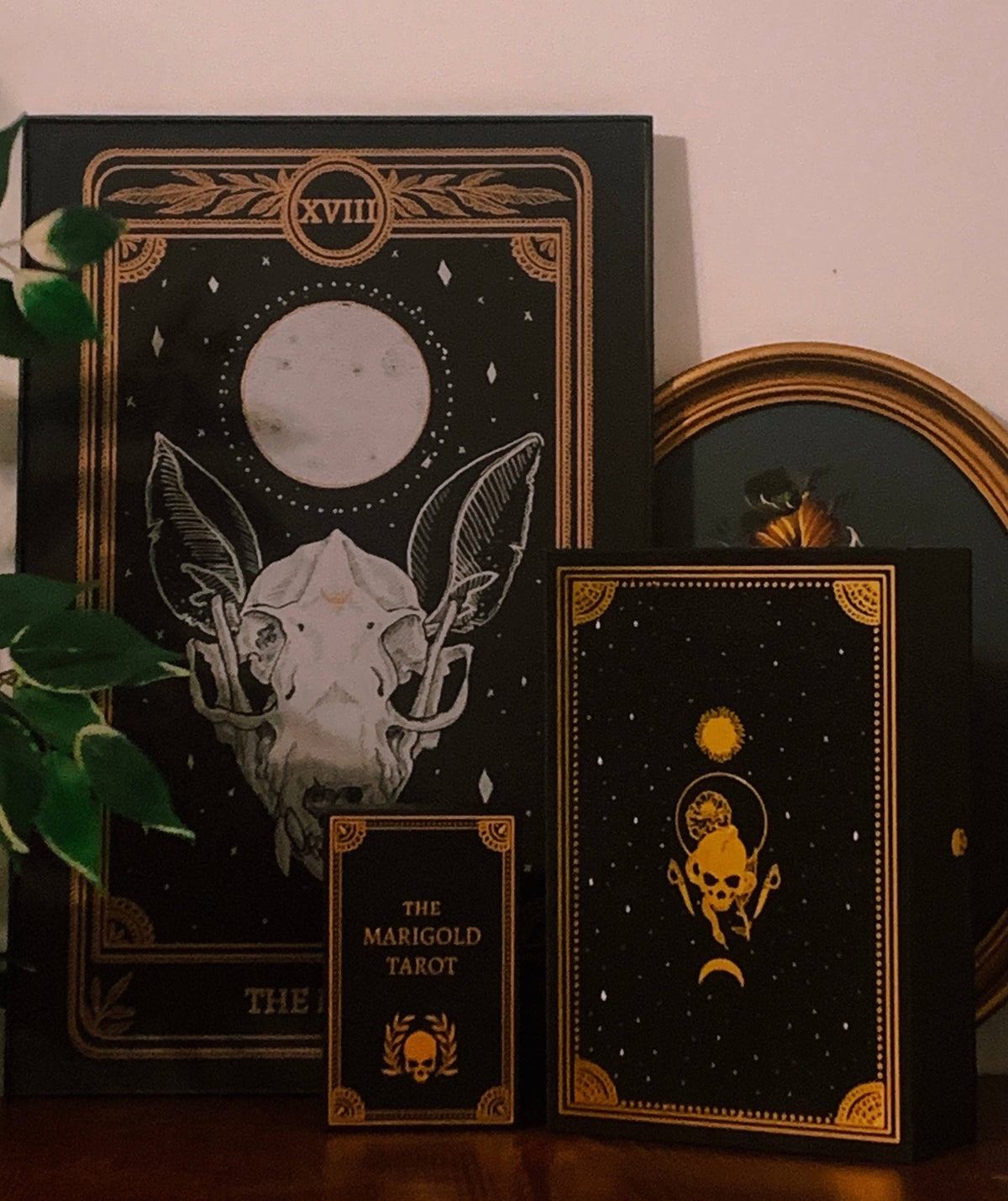 Marigold Tarot Print – The Moon | Amrit Brar