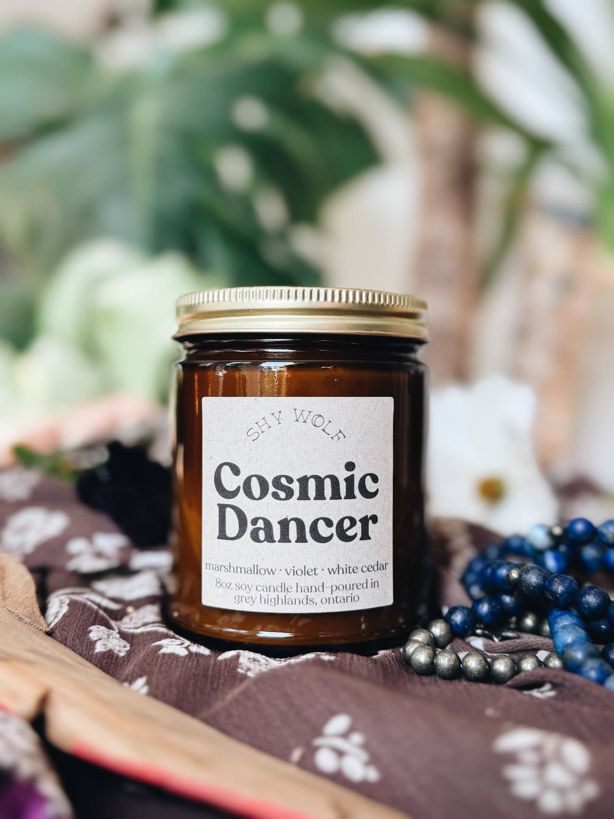 Cosmic Dancer Soy Candle | Marshmallow, Violet & White Cedar