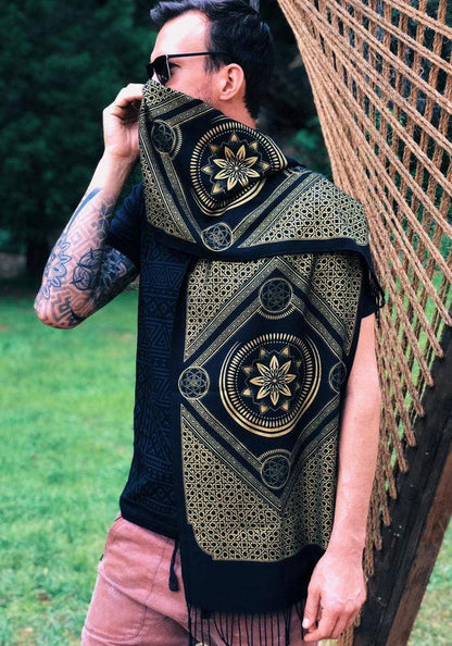 Eternal Series Shawl | Sacred Geometry Shawl | Rythmatix