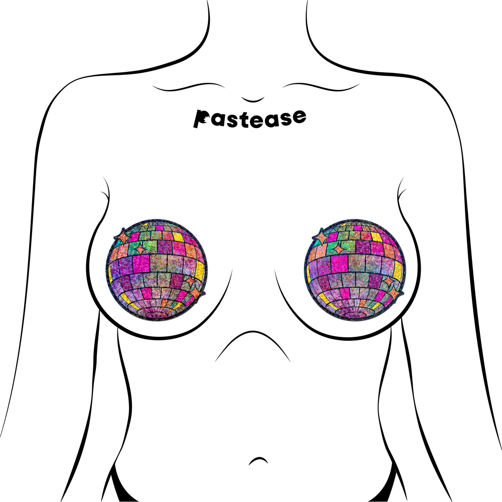 Disco Ball Glitter Pasties | Shimmering Festival Embellishment