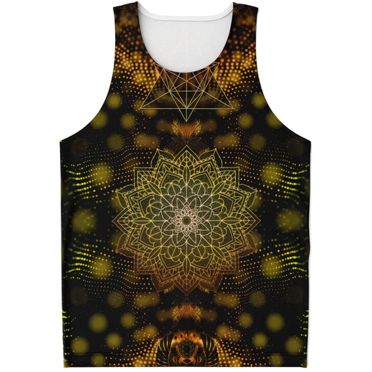 Geometric Oneness Unisex Tank Top | Cosmic Shiva Art