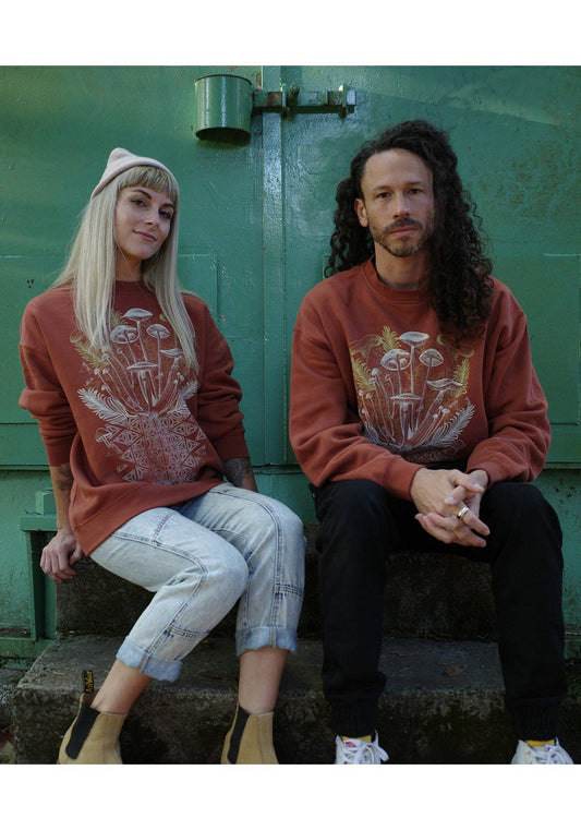 Mycelial Bloom Crewneck | Chelsea Leigh | Rythmatix
