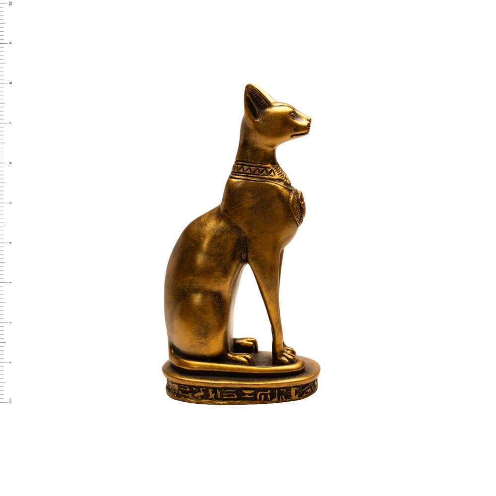 Bronze Bastet Statue | Egyptian Goddess of Protection