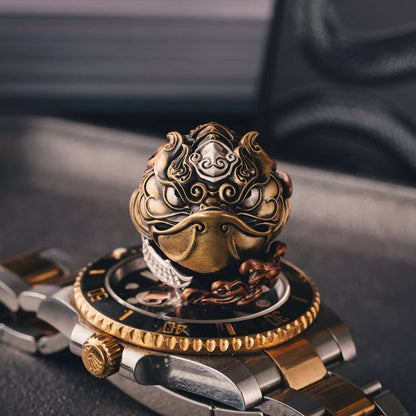 Mini Koi Fish Statue | Brass, Copper & Oxidized Silver | Coppertist.Wu