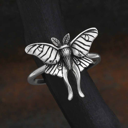 Luna Moth Ring | Golden Bronze