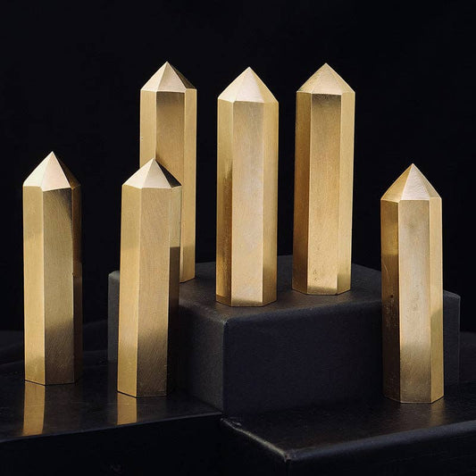 Smelted Pyrite Tower | Crystal for Prosperity & Confidence