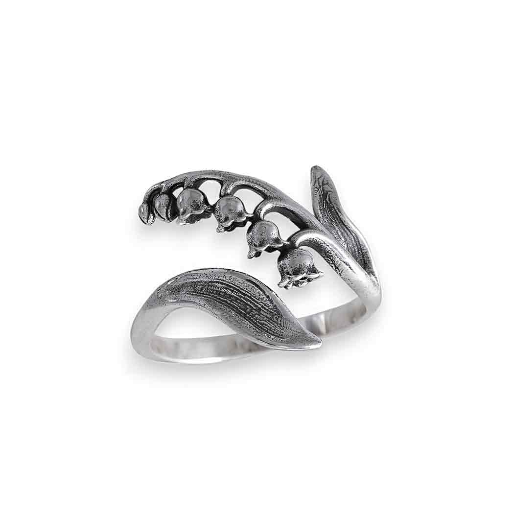 Birth Flower Rings | Sterling Silver Adjustable