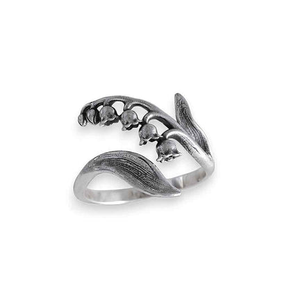 Birth Flower Rings | Sterling Silver Adjustable