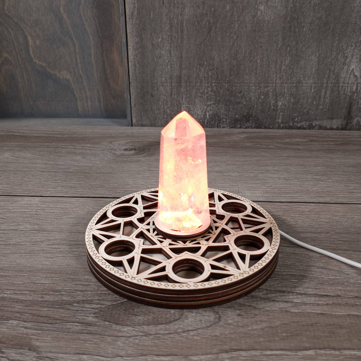 LED Crystal Display Stand | Light, Clarity & Presentation