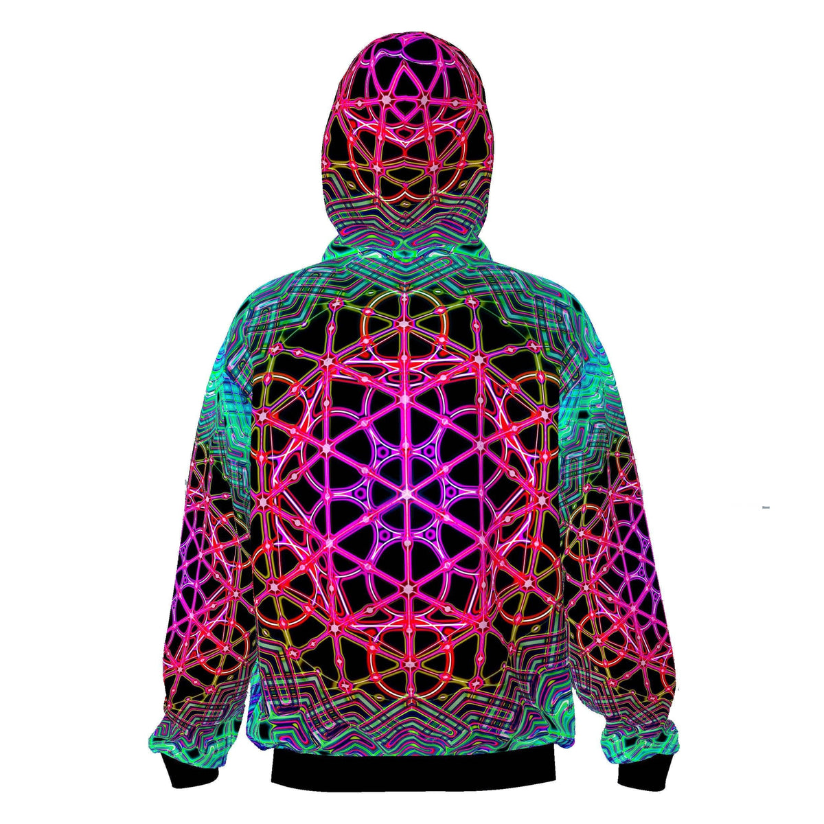 Mandala UV Reactive Hoodie | Psychedelic Festival Hoodie