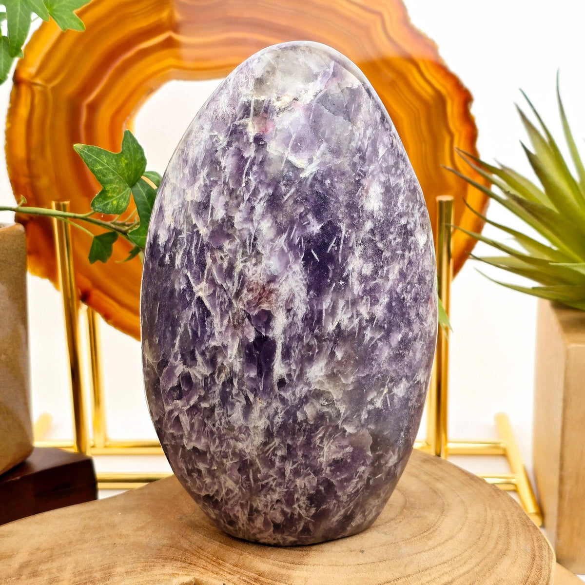 Lepidolite Crystal from Madagascar | Stone of Peace & Transition