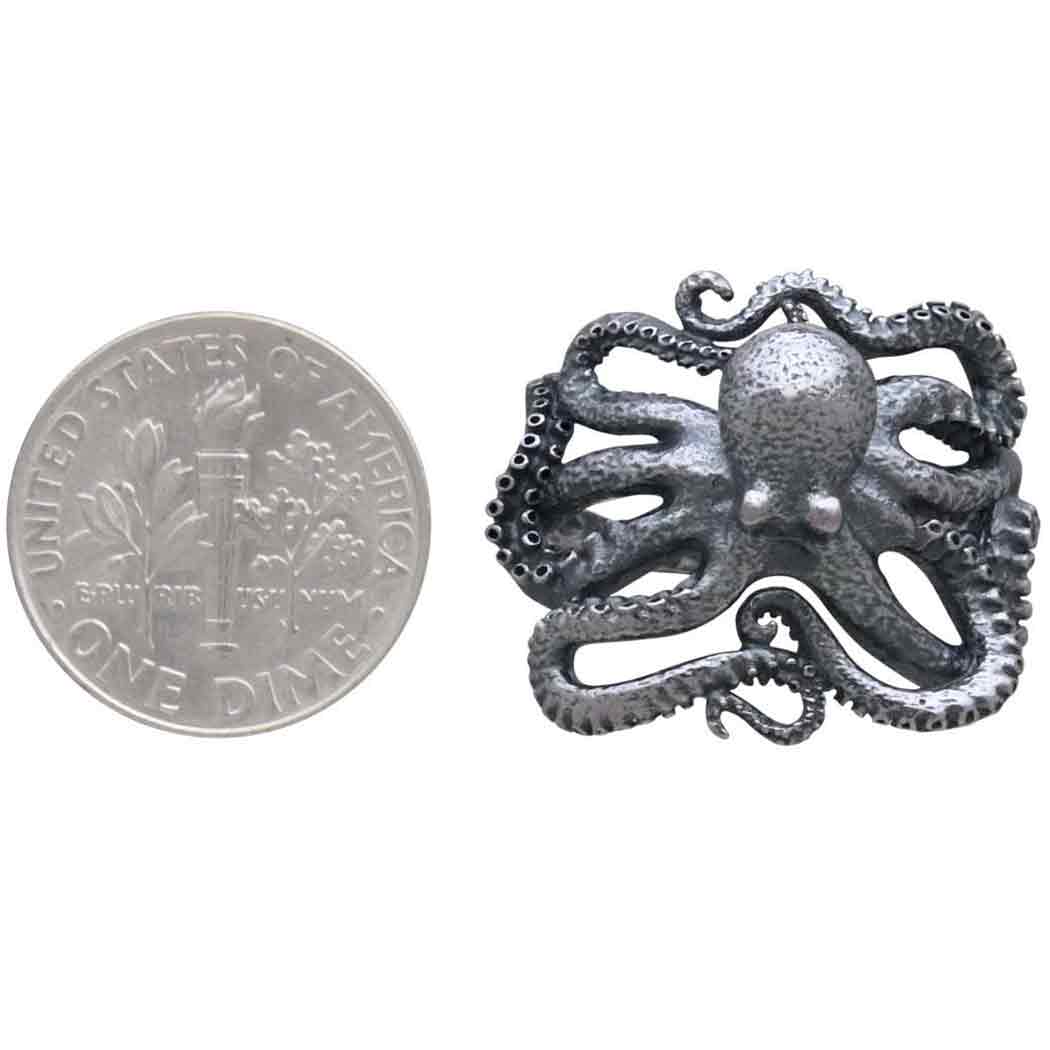 Octopus Ring | Sterling Silver