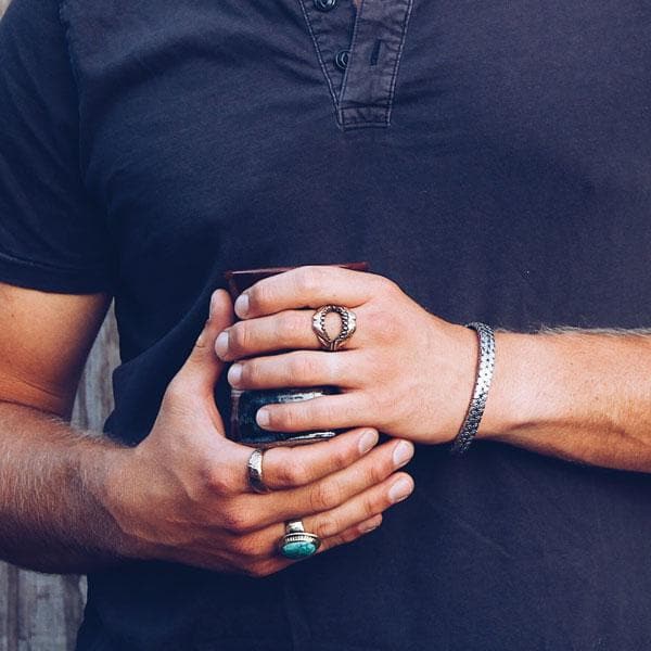 Flower of Life Cuff | Brass or Indian Silver | Bahgsu Jewels